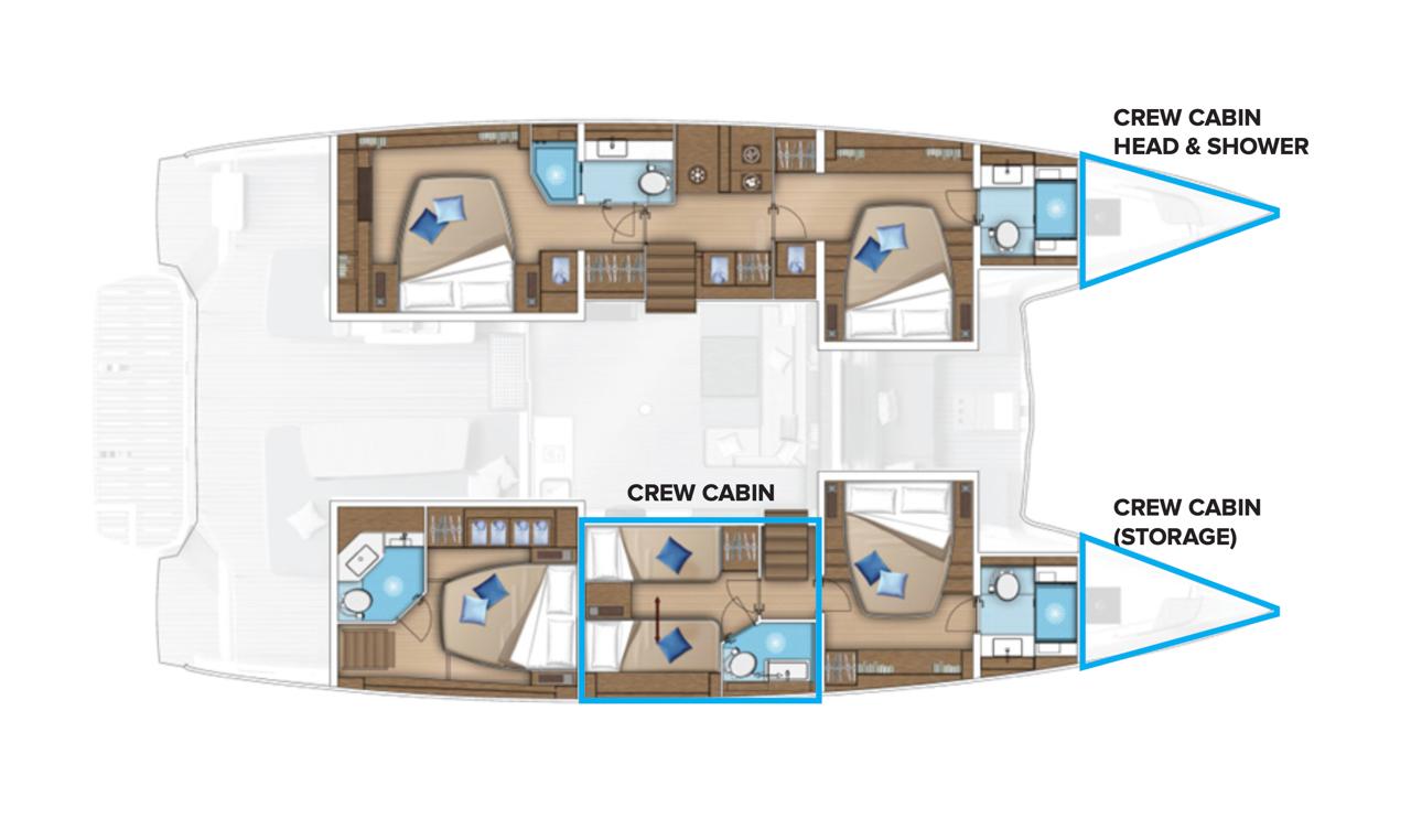 Lagoon 55 floor plan